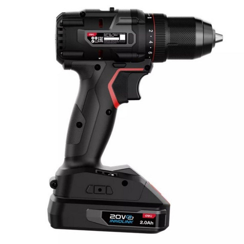 Дрель-шуруповерт Deli DE-CZ20-2D2 2АКБ*2Ач+ЗУ