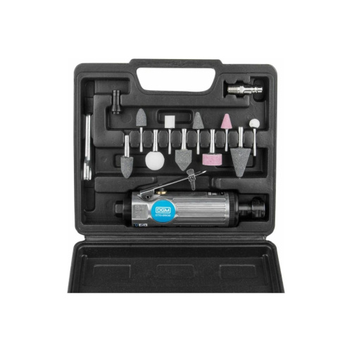 Пневмошлифмашина прямая DGM DTG-2502 с набором шарошек