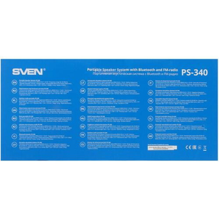 Портативная колонка SVEN PS-340, черный