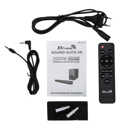Саундбар ELTRONIC 30-77 Sound Slick 7 черный