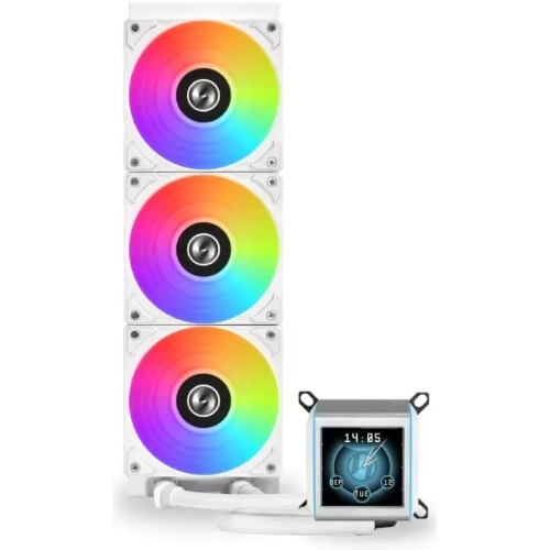 СВО Lian-Li GA II LCD 360 ARGB (G89.GA2ALCD36W.00) Soc-AM5/AM4/1151/1200/1700 белый 79.9-30dB Al+Cu LCD Ret