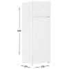 Холодильник с морозильником Beko DSMV5280MA0W белый
