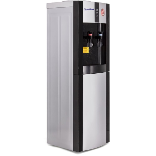 Кулер Для Воды Aqua Work 16Lr (25876) Компр.Охл, Нажим Кружкой, Россия, Серебристо-Черный