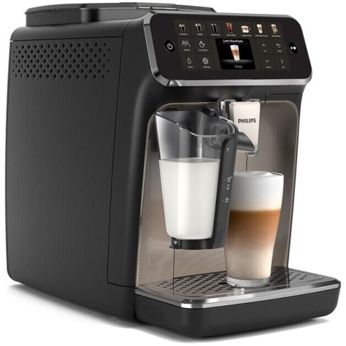 Кофемашина Philips EP4449/70 черный/серебристый