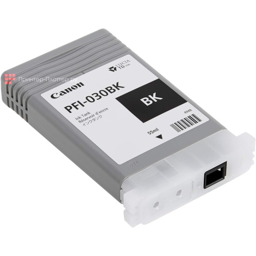Картридж струйный Canon PFI-030BK 3489C001АА черный (55мл) для Canon imagePROGRAF TA-20, TA-30, TM-240, TM-340.