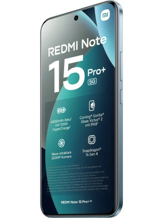Смартфон Xiaomi Redmi Note 15 Pro + 5G 12/512 Голубой