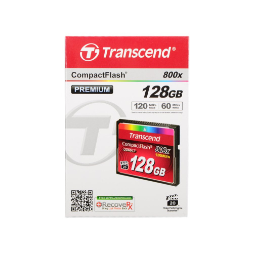 Карта памяти Transcend TS128GCF800 128GB CompctFlash 800X