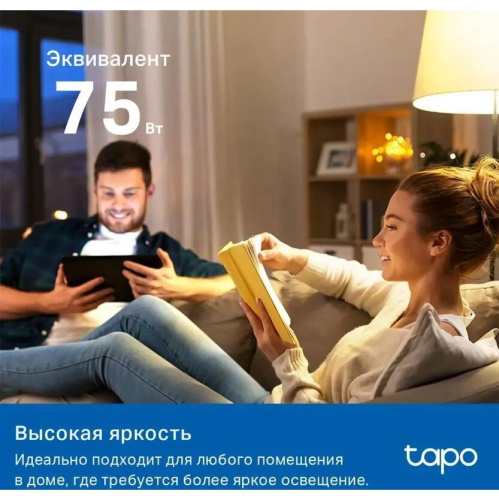 Умная лампа TP-LINK Tapo L535E E27 RGB 8.6Вт 1055lm Wi-Fi (1шт)