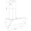 Вытяжка наклонная Hansa OKP5251SH черный