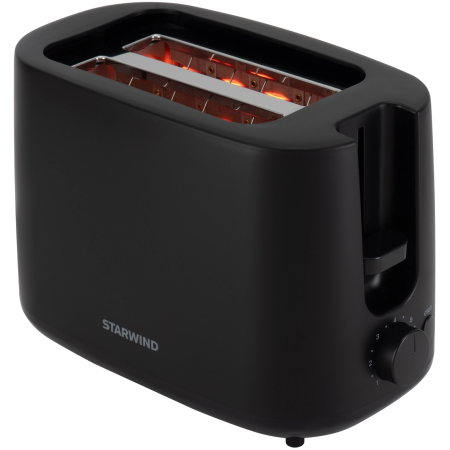 Тостер Starwind ST3106 черный/черный