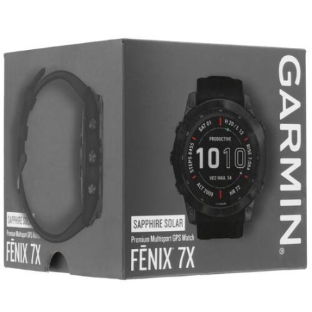 Спортивные часы Garmin Fenix 7x Sapphire Solar