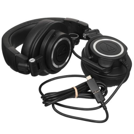 Проводные наушники Audio-Technica ATH-M50xSTS-USB черный
