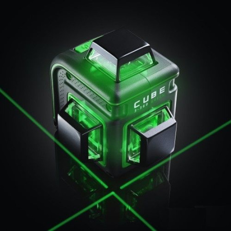 Лазерный уровень ADA Cube 3-360 Green Basic Edition (А00560)