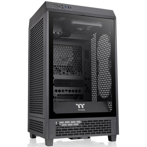 Корпус Thermaltake The Tower 200 (CA-1X9-00S1WN-00) черный без БП miniITX 11x120mm 5x140mm 2xUSB3.0 1xUSB3.1 audio bott PSU