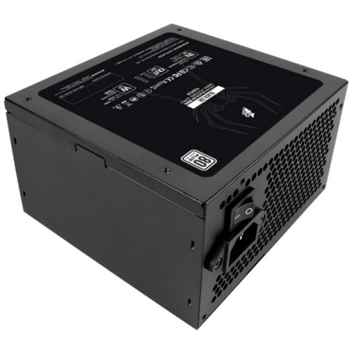 Блок питания 1STPLAYER Black.SIR 600W ATX 2.4, APFC, 80 Plus, 120 mm fan SR-600W