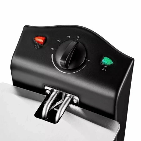 Фритюрница KitFort КТ-4051 серебристый/черный