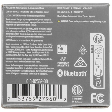 Спортивные часы Garmin Forerunner 55