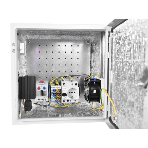 Шкаф серверный ЦМО Эконом (ШТВ-НЭ-3.3.21-3ВВА-Т1) настенный 7U 300x210мм пер.дв.стал.лист задн.дв.спл.стал.лист несъемные серый 180мм 9кг 300мм IP54