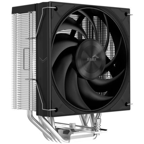 Кулер SAMA A40E (A40-XXWNNXOX-G) (240W, 4-pin PWM, 152mm, 4x6mm, 1x120mm, 78CFM, 29dBA, 2200RPM, S 1851/1700/1200/115X, AM5)