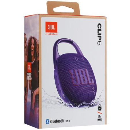 Портативная колонка JBL CLIP 5, фиолетовый