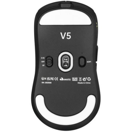 Мышь беспроводная/проводная Attack Shark V5 [SharkV5Black] черный