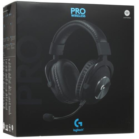 Беспроводные/проводные наушники Logitech G PRO X Wireless черный