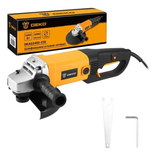 Шлифмашина угловая DEKO DKAG2450-230 (063-4328)