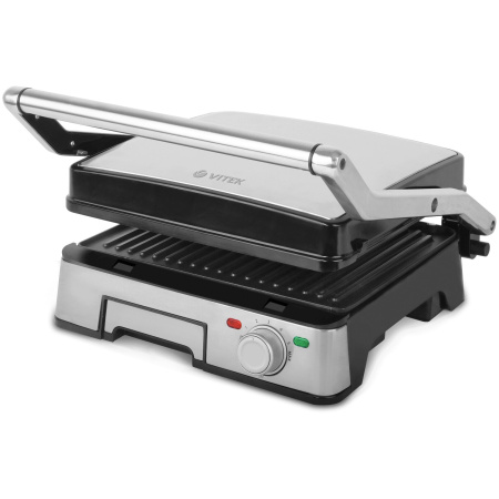 Гриль-пресс Vitek VT-8450MC серебро/черный