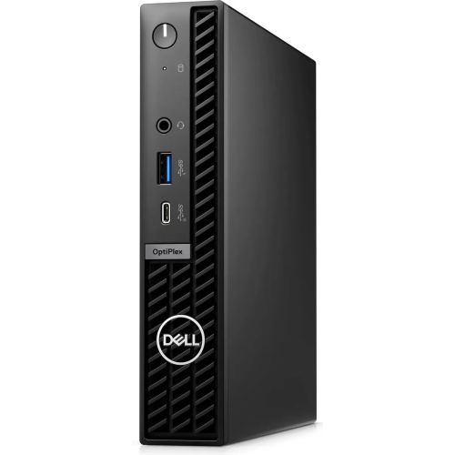 Неттоп Dell Optiplex 7020-3861 Micro i3 14100T (2.7) 8Gb SSD256Gb UHDG 730 Windows 11 Professional GbitEth 260W мышь клавиатура черный