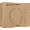 Проводные наушники Logitech Headset Zone Wired Teams черный