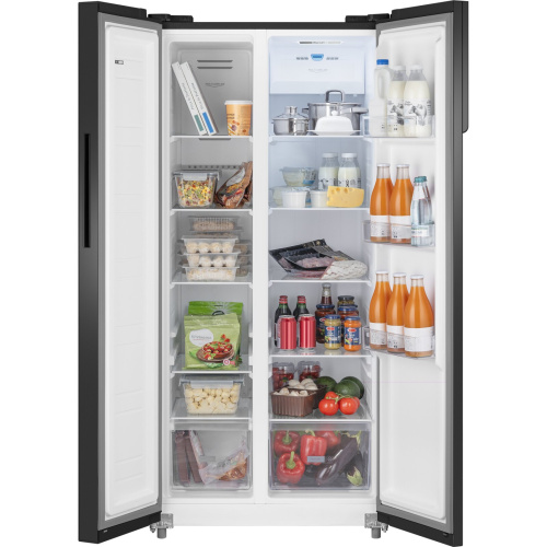 Холодильник Weissgauff WSBS 500 Inverter NoFrost Rock Glass