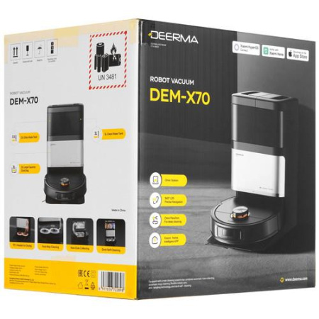 Робот-пылесос Deerma DEM-X70 черный