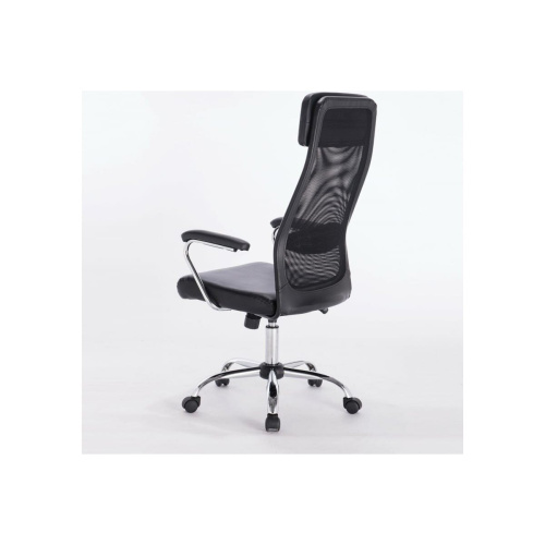 Кресло офисное BRABIX Flight EX-540 531850 хром, экокожа, сетка, черное