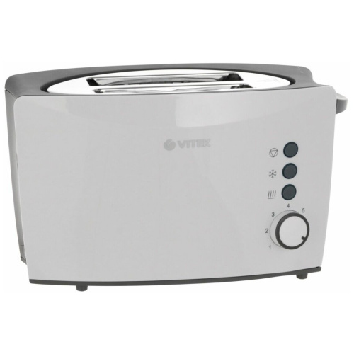 Тостер Vitek VT-7166MC белый/серый