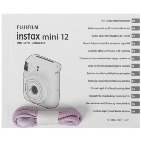 Фотоаппарат моментальной печати Fujifilm Instax mini 12