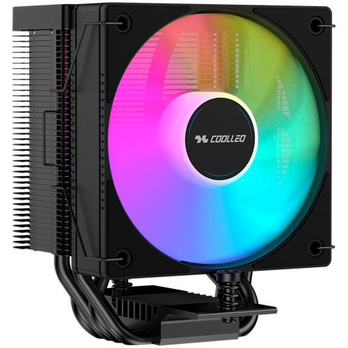 Вентилятор Coolleo CL-B40S-DIG-BK-ARGB V2 Intel LGA 115X/1200/1700/1851 AMD AM4/AM5 200W TDP