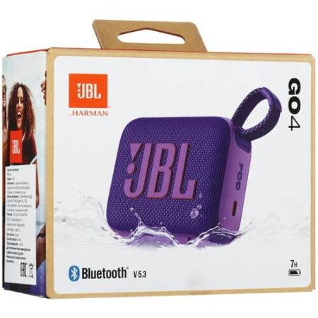 Портативная колонка JBL GO 4, фиолетовый