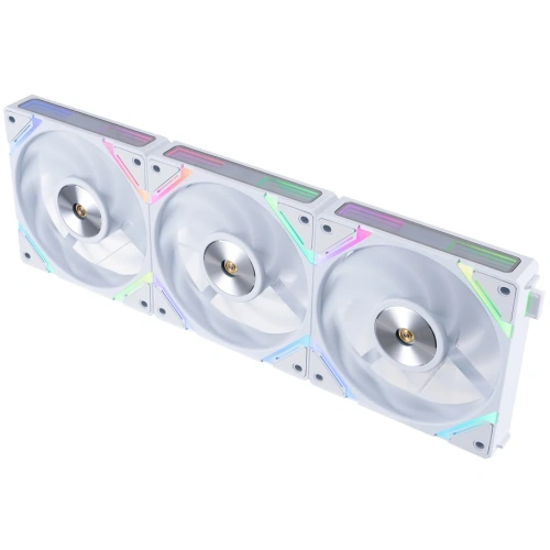 Комплект вентиляторов (3 шт.) 1STPLAYER XF7 White (XF7-WH-3IN1) / 120mm ARGB 3pin 5V PWM 4pin 12V 600-2000rpm 56.8cfm 33.12dBA