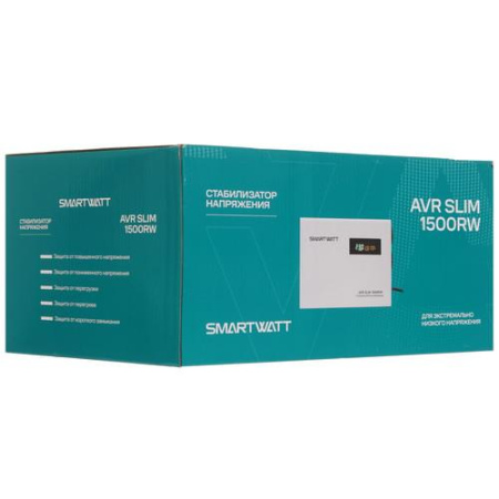 Стабилизатор напряжения SMARTWATT AVR SLIM 1500RW