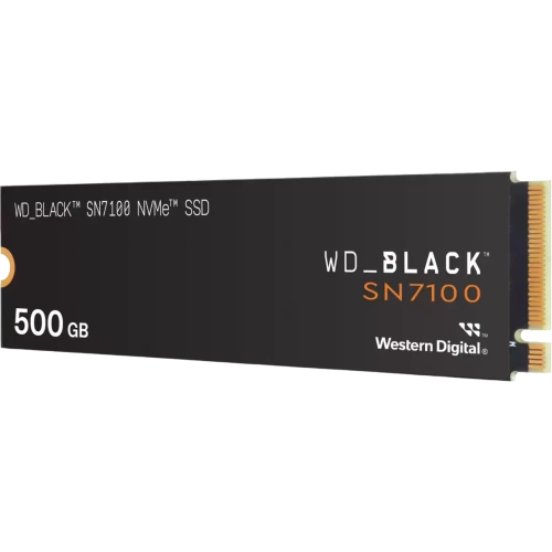 SSD Western Digital SN7100 (WDS500G4X0E) Black M2.2280 PCIe 4.0 500Gb, 6800MBs/5000MBs, TBW 300, 1 year