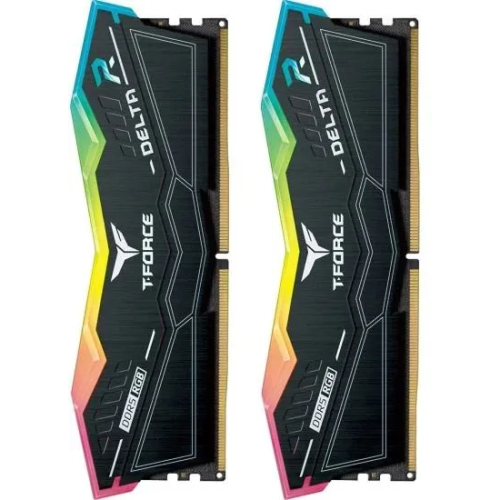 ОЗУ TEAMGROUP T-Force Delta RGB 32GB (FF3D532G6000HC38JDC01) (2x16GB) DDR5 6000MHz CL38 (38-46-46-84) 1.35V / Black