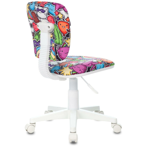 Кресло детское Бюрократ CH-W204NX/MASKARAD мультиколор маскарад крестов. пластик пластик белый