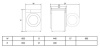 Стиральная машина LG F2Y1HS6W белый