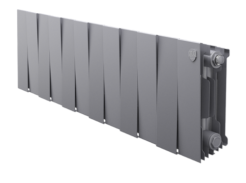 Биметаллический радиатор отопления  Royal Thermo Pianoforte 200 12 Секций Silver Satin