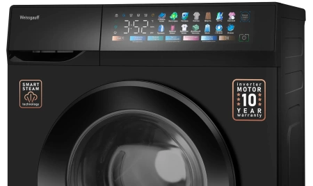 Стиральная машина Weissgauff WM 39107 Full Touch Inverter Steam Black