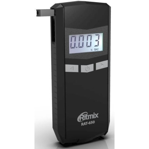 Алкотестер Ritmix RAT-650 электрохимический черный