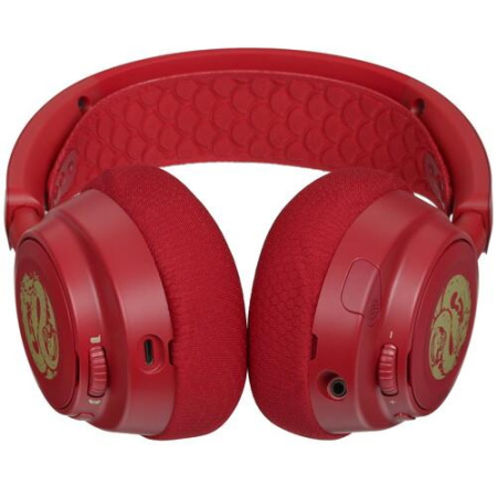 Беспроводные/проводные наушники SteelSeries Arctis Nova 7 Dragon Edition красный