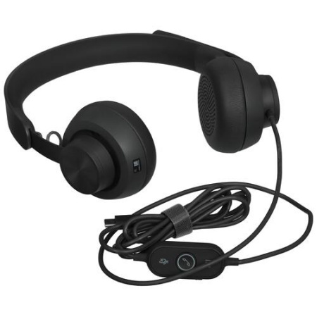 Проводные наушники Logitech Headset Zone Wired UC черный