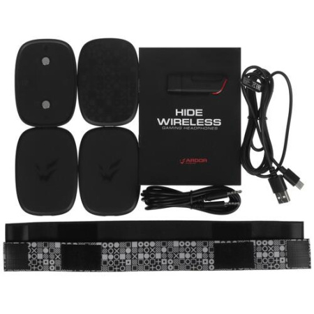 Беспроводные/проводные наушники ARDOR GAMING Hide Wireless черный