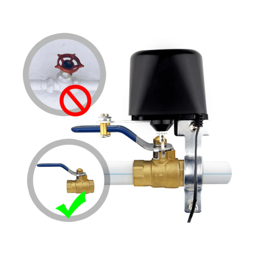 Умный водяной клапан MOES WiFi Smart Water Valve WV-LZ-BK